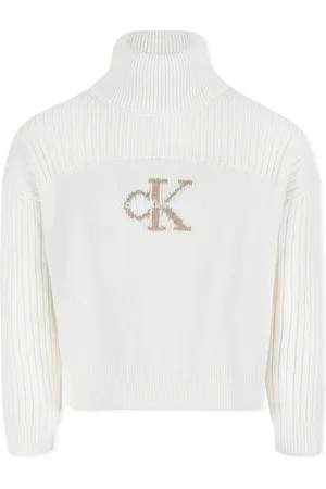 Calvin Klein Logo-intarsia jumper