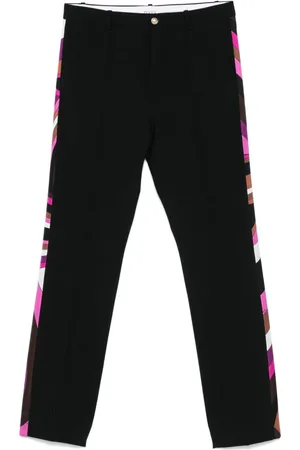 Puccini Iride-print trousers