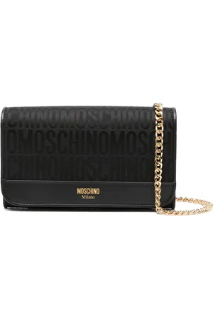 Moschino Logo-jacquard wallet