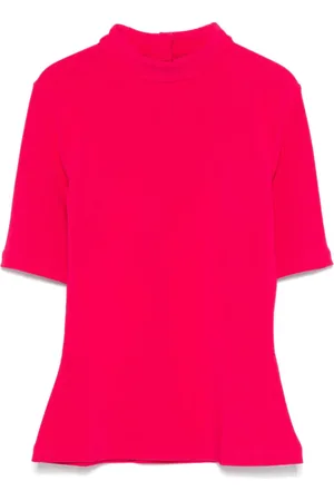 HUGO BOSS Mock-neck ribbed top