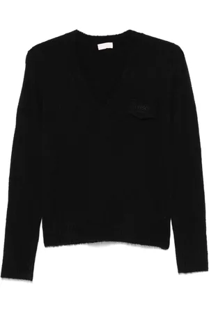 Liu Jo Logo-embroidered sweater