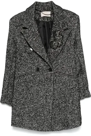 Kaos Herringbone coat