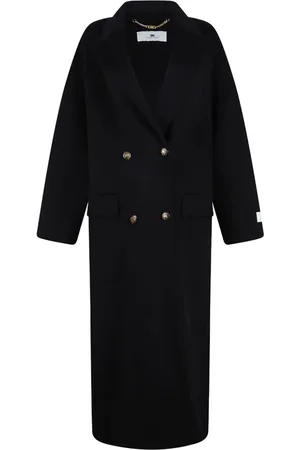 Elisabetta Franchi Wool double-breasted coat