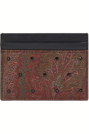 Etro Rhinestone paisley cardholder