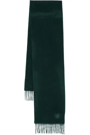 Paul Smith Logo-embroidered cashmere scarf