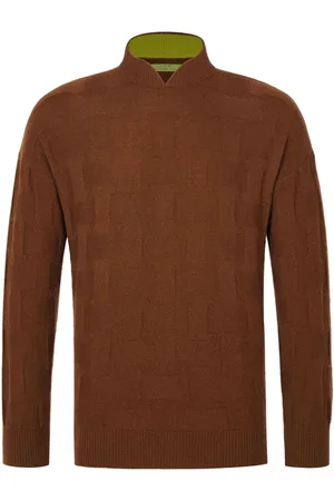 SHANGHAI TANG Silver Ingot jacquard jumper