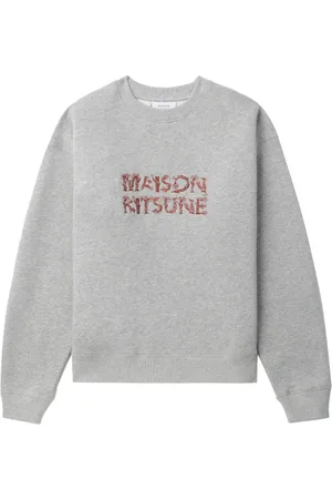 Maison Kitsuné Embroidered-logo sweatshirt