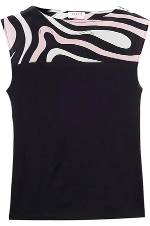 Puccini Marmo-print top