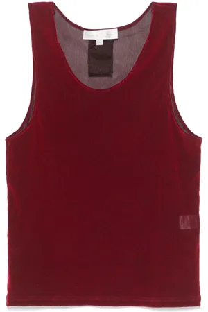 Ludovic De Saint Sernin Velvet tank top