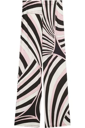 Puccini Iride-print straight-leg trousers