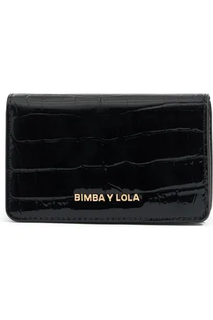 Bimba y Lola Crocodile-embossed purse