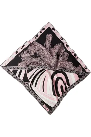 Puccini Iride and Struzzo-print silk scarf