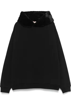 Marni Fur-hood sweatshirt
