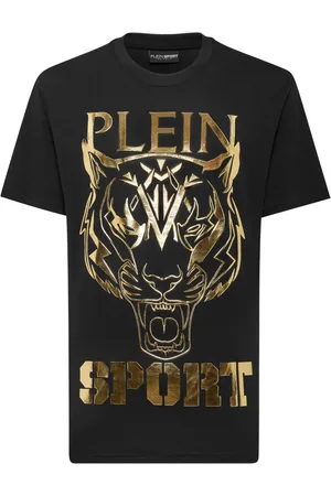 Philipp Plein Tiger-print round-neck T-shirt