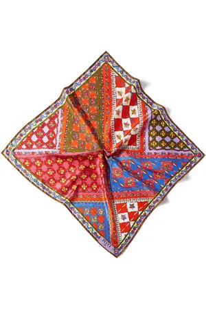 Puccini Large Festa-print silk scarf