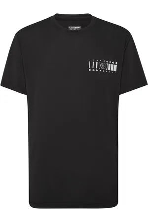 Philipp Plein SS Racing logo-plaque T-shirt