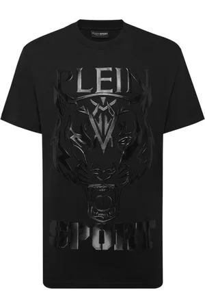 Philipp Plein Tiger-print round-neck T-shirt