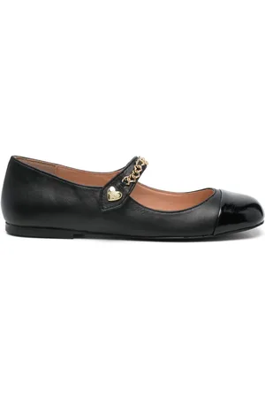 Moschino Chain link-detail ballet flats