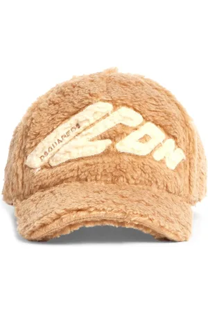 Dsquared2 Icon-appliqu?? faux-shearling cap