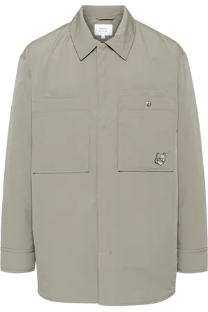 Maison Kitsuné Fox head padded shirt