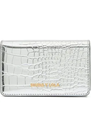 Bimba y Lola Crocodile-effect purse