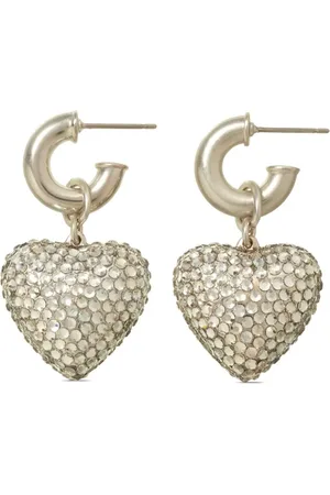 Roxanne Assoulin Dazzling Puffy heart earring