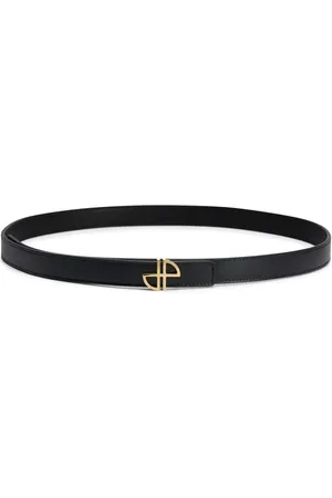 Patou JP thin leather belt