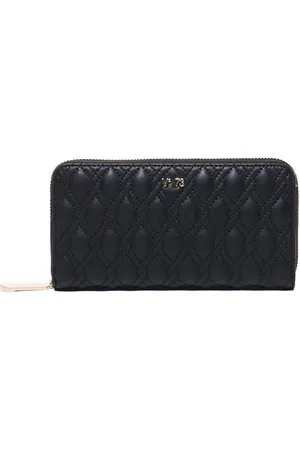 V°73 Logo-lettering quilted wallet