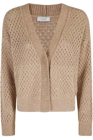 PESERICO SIGN Sequin-embellished cardigan