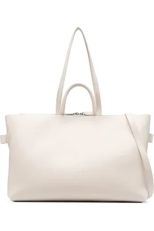 MARSÈLL Debossed-logo leather tote bag