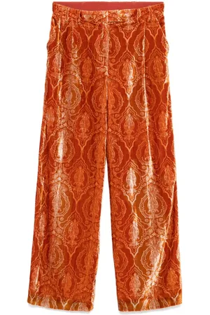 La DoubleJ Devor??-effect trousers