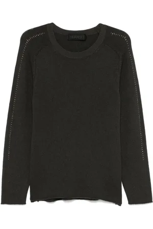TRANSIT Contrasting-stitch virgin wool sweater