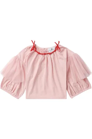 RASPBERRY PLUM Bead-embellished blouse