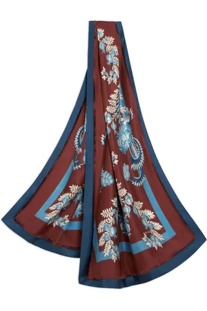Etro Printed silk scarf
