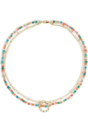 Bimba y Lola Multicolour stones necklace