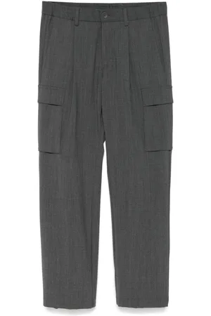 HERNO Pleat-detail tapered trousers