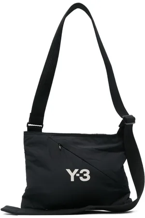 Y-3 Logo-print messenger bag