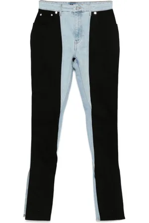 MUGLER Two-tone skinny jeans