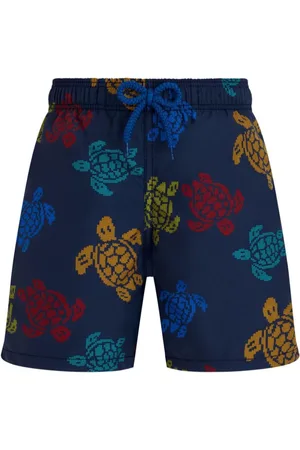 Vilebrequin X Falke Ronde des Tortues Tricot swim shorts