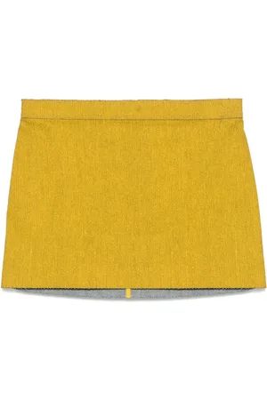 Rick Owens Coated-finish mini skirt