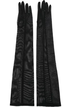 Ioana Ciolacu Ley elbow-length mesh gloves