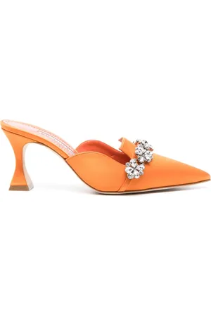Manolo Blahnik 75mm Permu mules