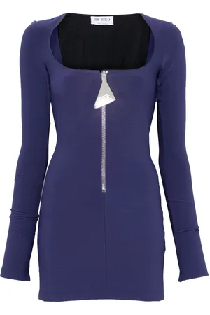 The Attico Scoop-neck mini dress