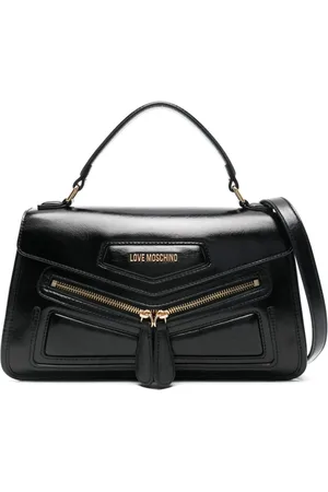 Moschino Logo-plaque tote bag