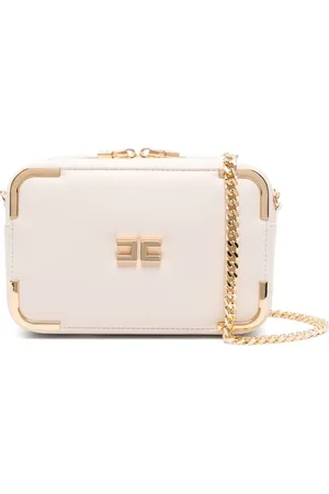 Elisabetta Franchi Metal-corners shoulder bag