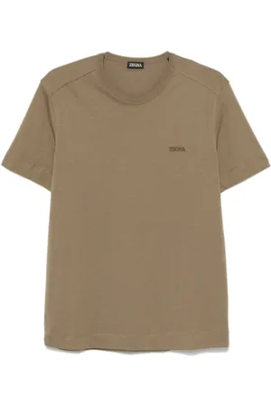 Ermenegildo Zegna Logo-embroidered T-shirt