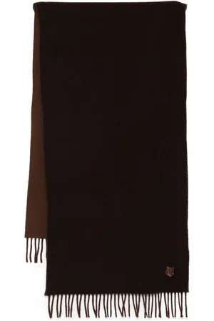 Maison Kitsuné Bold Fox Head double-faced scarf