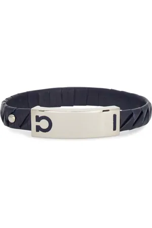 Salvatore Ferragamo Gancini leather bracelet