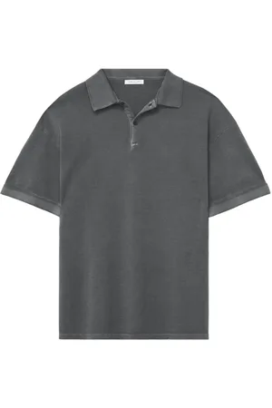 JOHN ELLIOTT Washed cotton polo shirt