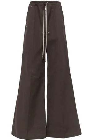 Rick Owens Wide bela trousers